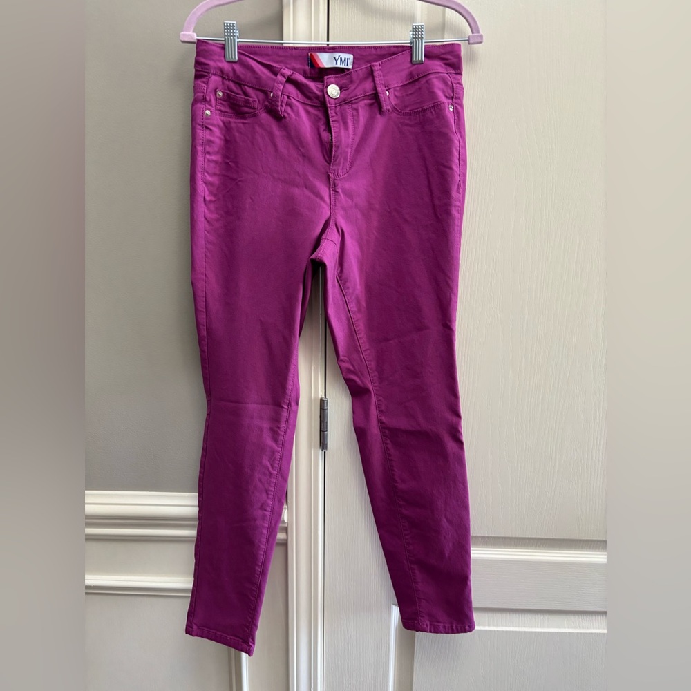 YMI Taste the Rainbow Mid Rise
Hyper Stretch Skinny Jeans